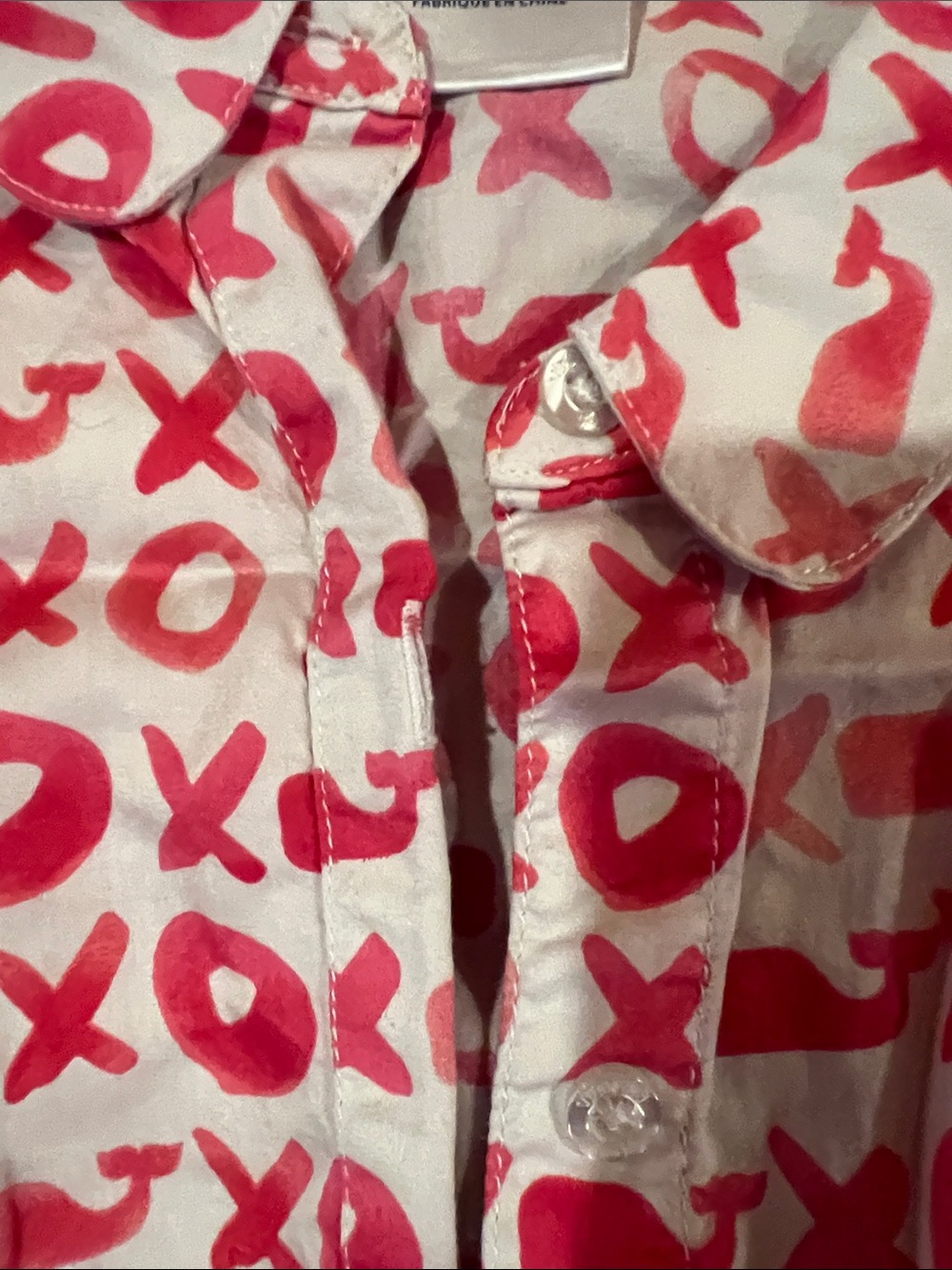 Vineyard Vines Pink & White XOXO Pajama Set - Picture 5 of 5